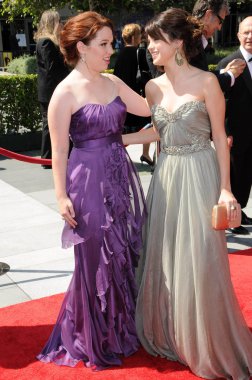 Jennifer Stone and Selena Gomez at the 61st Annual Primetime Creative Arts Emmy Awards. Nokia Theatre, Los Angeles, CA. 09-12-09
