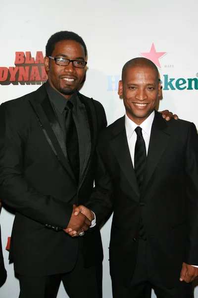 Michael Jai White y Scott Sanders — Foto de Stock