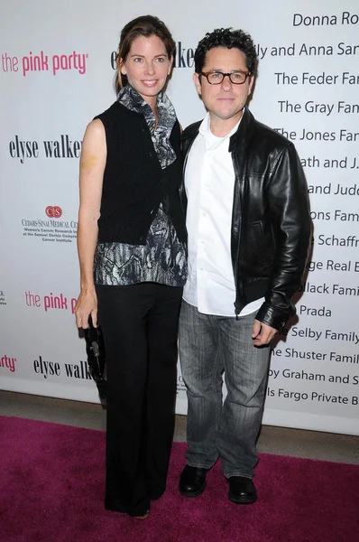 J.J. Abrams and wife Katie at the 5th Annual Pink Party. La Cachette Bistro, Santa Monica, CA. 09-12-09 — Stockfoto