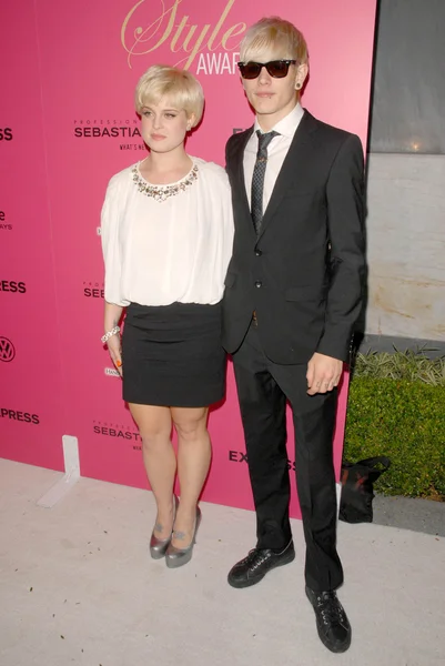 Kelly Osbourne e Luke Worrall ai 6th Annual Hollywood Style Awards. Armand Hammer Museum, Westwood, CA. 10-11-09 — Foto Stock