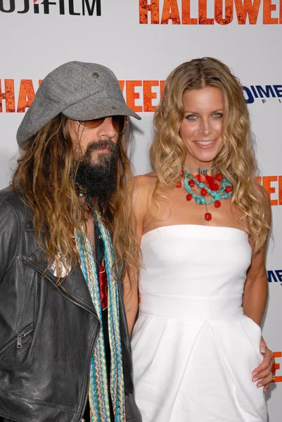 Rob zombie och sheri månen zombie — Stockfoto