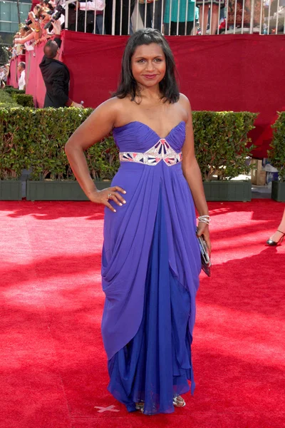 Mindy Kaling at the 61st Annual Primetime Emmy Awards. Nokia Theatre, Los Angeles, CA. 09-20-09 — Stock Photo, Image