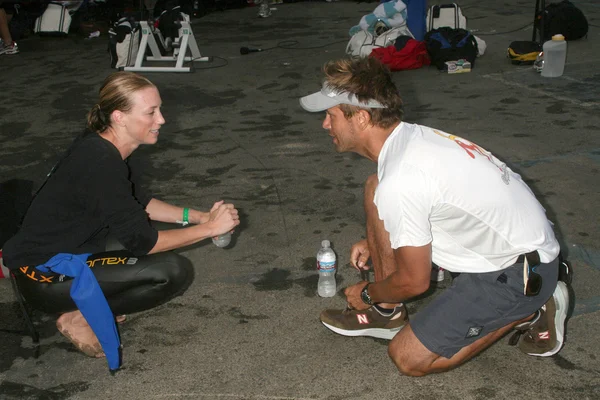 David Chokachi en el 23º Triatlón Náutico Anual de Malibú. Zuma Beach, Malibú, CA. 09-13-09 — Foto de Stock