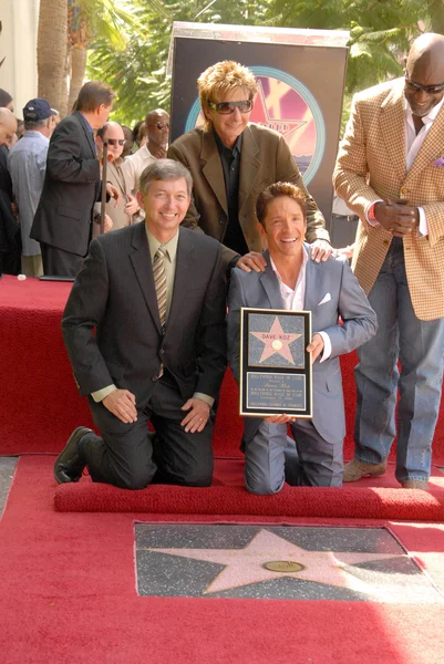 Leron Gubler with Barry Manilow and Dave Koz — Stock Photo, Image