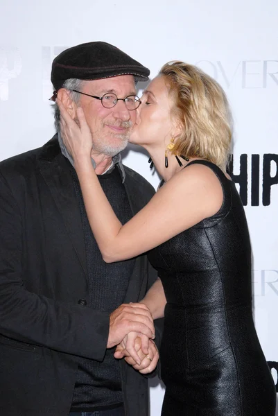 Steven Spielberg y Drew Barrymore — Foto de Stock