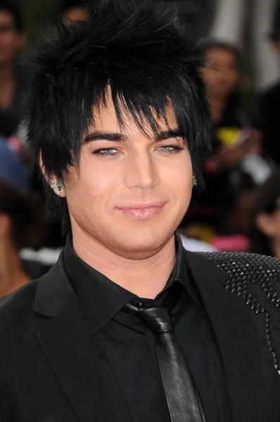 Adam Lambert at the Los Angeles Premiere of This Is It. Nokia Theatre, Los Angeles, CA. 10-27-09 — Stock Photo, Image