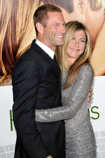 Jennifer Aniston and Aaron Eckhart — Zdjęcie stockowe