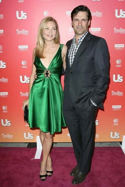 Jennifer Westfeldt and Jon Hamm — Stock Photo, Image