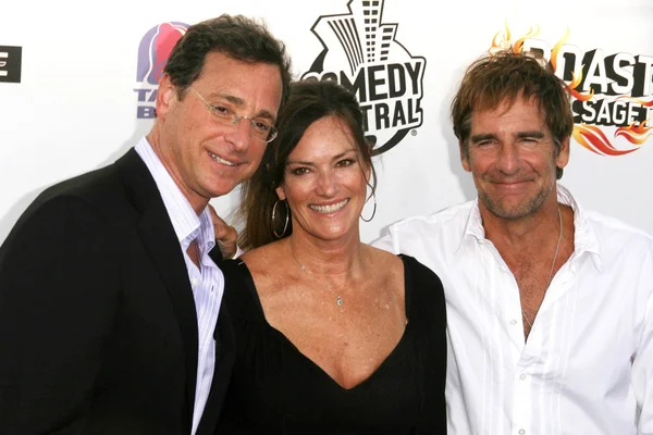 Bob saget, chelsea pole, scott bakul — Zdjęcie stockowe