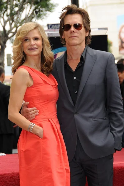 Kyra sedgwick och kevin bacon — Stockfoto