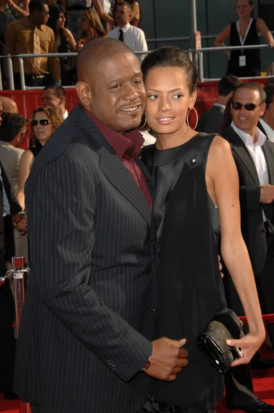 Forest whitaker och keisha whitaker — Stockfoto