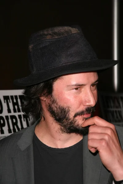 Keanu Reeves no Los Angeles Premiere of Anvil The Story of Anvil. O Teatro Egípcio, Hollywood, CA. 04-07-09 — Fotografia de Stock