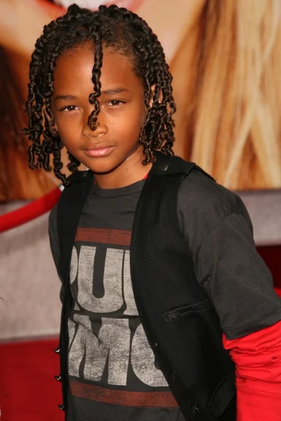 Jaden Smith at the Los Angeles Premiere of 'Hannah Montana The Movie'. El Capitan Theatre, Hollywood, CA. 04-02-09 — 图库照片