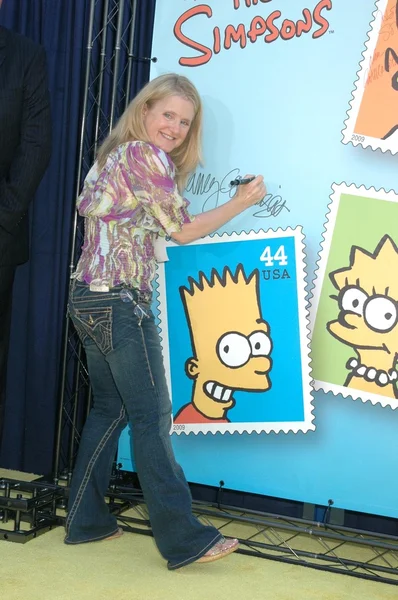 Nancy Cartwright at the ceremony dedicating US Postal Stamps to the Television Show 'The Simpsons'. Twentieth Century Fox, Los Angeles, CA. 05-07-09 — Stock Fotó