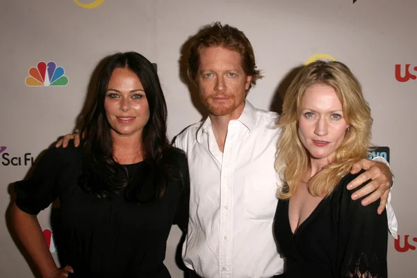 Polly Walker with Eric Stoltz and Paula Malcomson — Stock Photo, Image