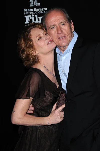 Melissa Leo y Richard Jenkins en la Gala de Presentación del Premio Virtuosos 2009. Teatro Lobero, Santa Barbara, CA. 01-28-09 —  Fotos de Stock