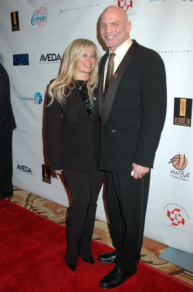 Gloria Kisel e Patrick Kilpatrick na Gala do Dia dos Namorados de 2009 'Love Conquers H8'. Montage Hotel, Beverly Hills, CA. 02-14-09 — Fotografia de Stock