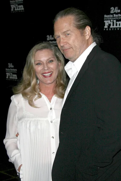 Susan broar och jeff bridges — Stockfoto