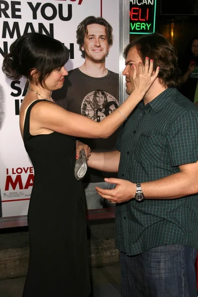 Tanya Haden e Jack Black — Foto Stock