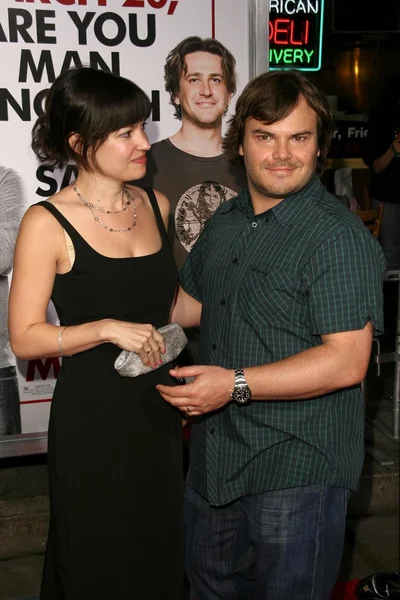 Tanya haden a jack black — Stock fotografie