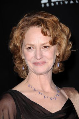 Melissa Leo 2009 virtüözlerinden Ödülü Tanıtımı töreni'nde. Lobero Tiyatrosu, Santa Barbara, Ca. 01-28-09