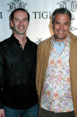 Daniel Curry and Andrew Zigman at the Rockaholic Release Party. V20 the Venue, Long Beach, CA. 02-01-09