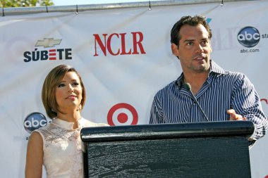 Eva Longoria and Cristian de la Fuente