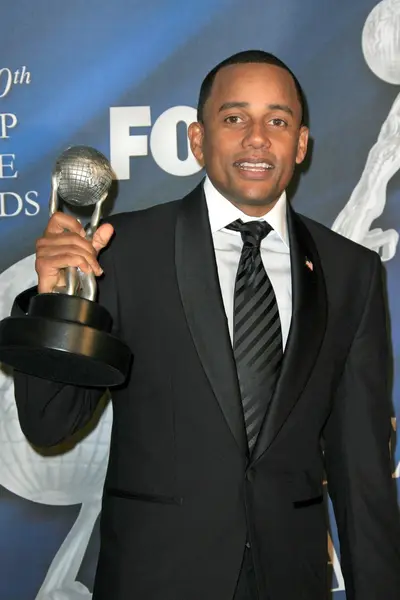 Hill Harper na sala de imprensa no 40th NAACP Image Awards. Shrine Auditorium, Los Angeles, CA. 02-12-09 — Fotografia de Stock