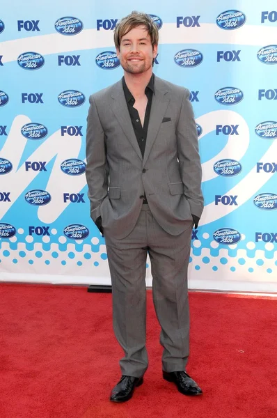 David cook beim großen finale des 'american idol' 2009. nokia theatre, los angeles, ca. 20.05. — Stockfoto