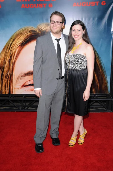 Seth Rogen and friend — Stock Photo, Image