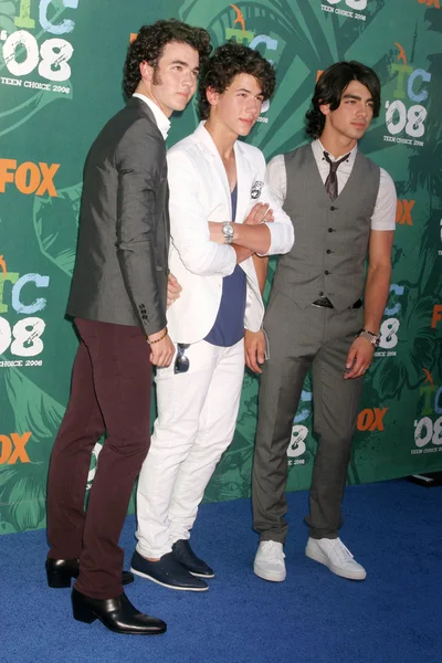Kevin Jonas Nick Jonas ve Joe Jonas ile — Stok fotoğraf