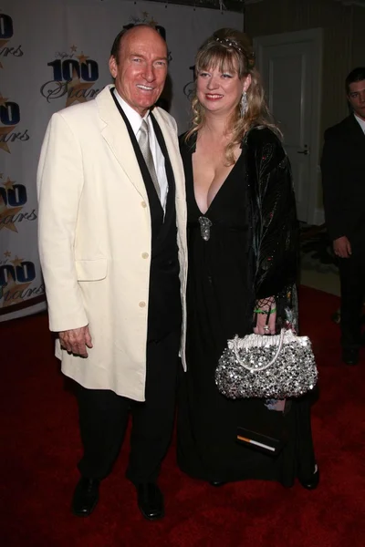 Ed Lauter and wife Marchell — ストック写真