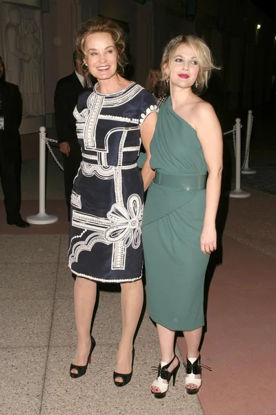 Jessica Lange e Drew Barrymore Jessica Lange — Fotografia de Stock