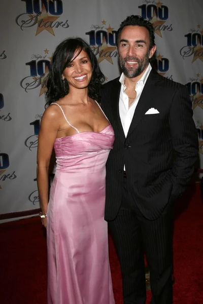 Francesco Quinn and wife Julie — Stok fotoğraf