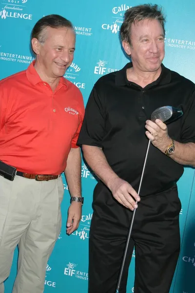 George Fellows and Tim Allen at the Callaway Golf Foundation Challenge Benefiting Entertainment Industry Foundation Cancer Research Programs. Riviera Country Club, Pacific Palisades, CA. 02-02-09 — ストック写真