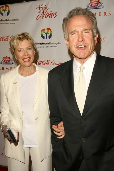 Annette Bening, Warren Beatty — Stock Photo, Image