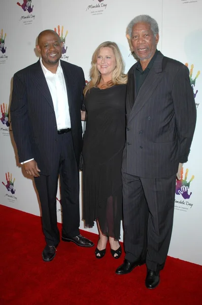 Forest Whitaker and Morgan Freeman — Stock Photo, Image