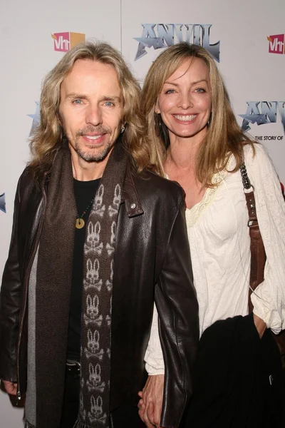 Tommy shaw und ehefrau jeanne — Stockfoto