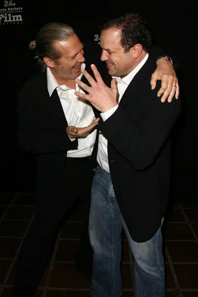 Jeff Bridges e Rod Lurie no 24th Santa Barbara Film Festival Opening Night Screening of 'Nothing But the Truth'. Teatro Arlington, Santa Barbara, CA. 01-22-09 — Fotografia de Stock