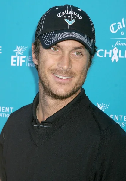 Oliver Hudson na výzvu nadace Callaway Golf ve prospěch zábavní průmysl nadace Rakovina výzkumných programů. Riviera Country Club, Pacific Palisades, Ca. 02-02-09 — Stock fotografie