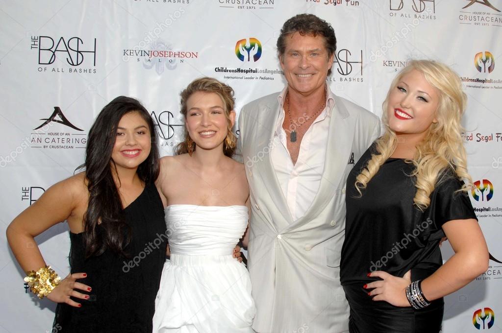 Bosilika An Nathalia Ramos David Hasselhoff Hayley Hasselhoff Stock Editorial Photo C S Bukley 15280405