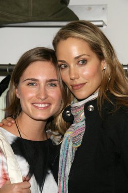 Lauren Bush and Elizabeth Berkley at the FEED LA Launch Party. Fred Segal, Santa Monica, CA. 03-12-09