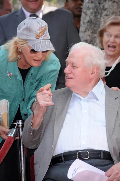 Angie Dickinson, Charles Durning — Foto Stock