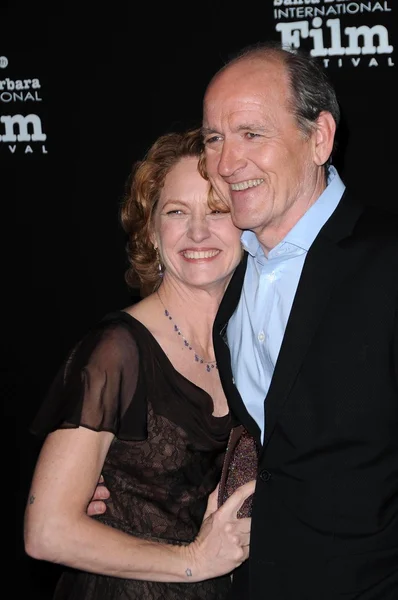 Melissa Leo and Richard Jenkins at the 2009 Virtuosos Award Presentation Gala. Lobero Theatre, Santa Barbara, CA. 01-28-09 — Stock Photo, Image