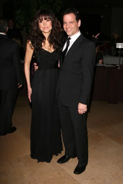 Liz vassey und david emmerichs bei der 59. jährlichen ace eddie awards. beverly hilton hotel, beverly hügel, ca. 15.02.09 — Stockfoto