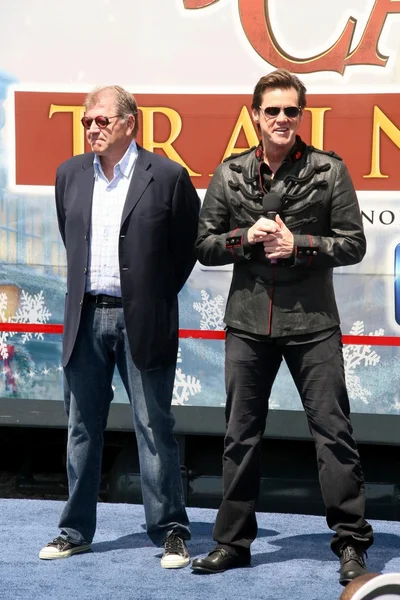 Robert Zemeckis and Jim Carrey — Stock Photo, Image