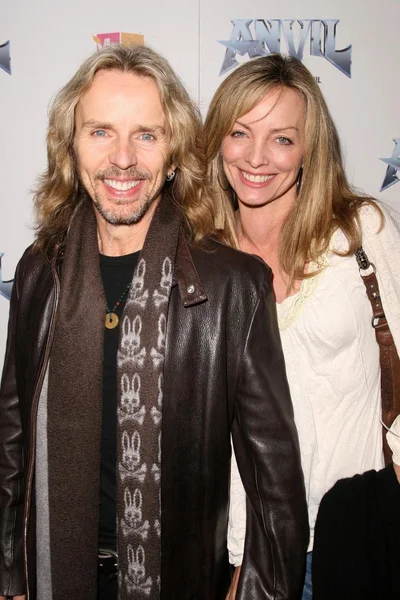 Tommy shaw och hustru jeanne — Stockfoto