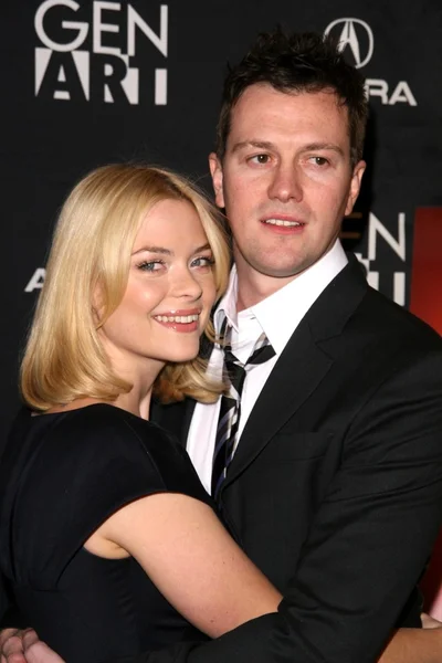 Jaime King e Kyle Newman — Fotografia de Stock