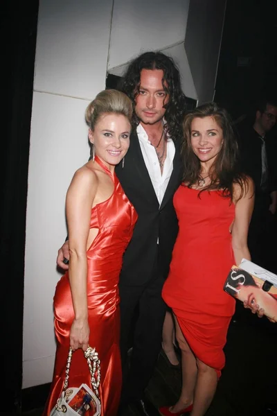 Paula LaBaredas with Constantine Maroulis and Alicia Arden at the 63rd Annual Tony Awards. Radio City Music Hall, New York City, NY. 06-07-09 — Zdjęcie stockowe