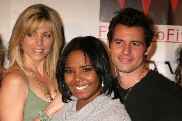 Shar Jackson with Marla Maples and Kris Black — Stock Photo, Image